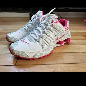 Leopard print Nike Shocks